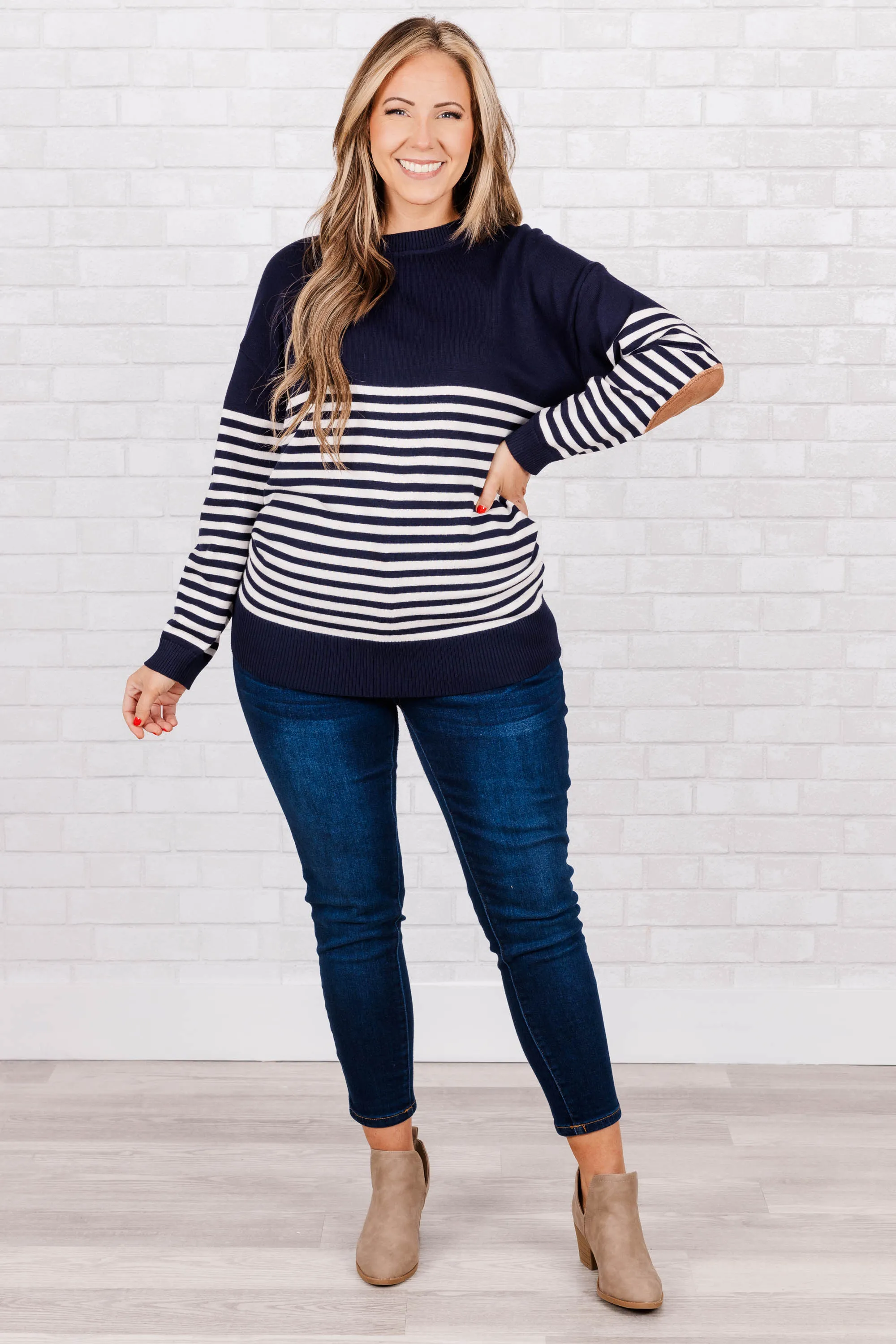 As You Wish Top, Navy