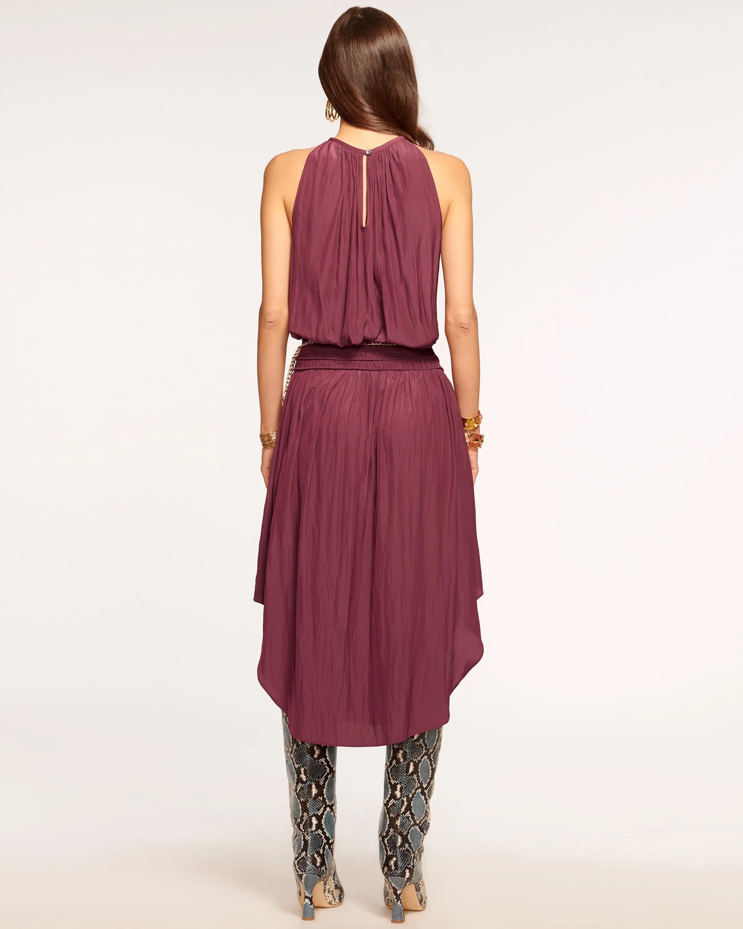 Audrey Smocked Midi Dress