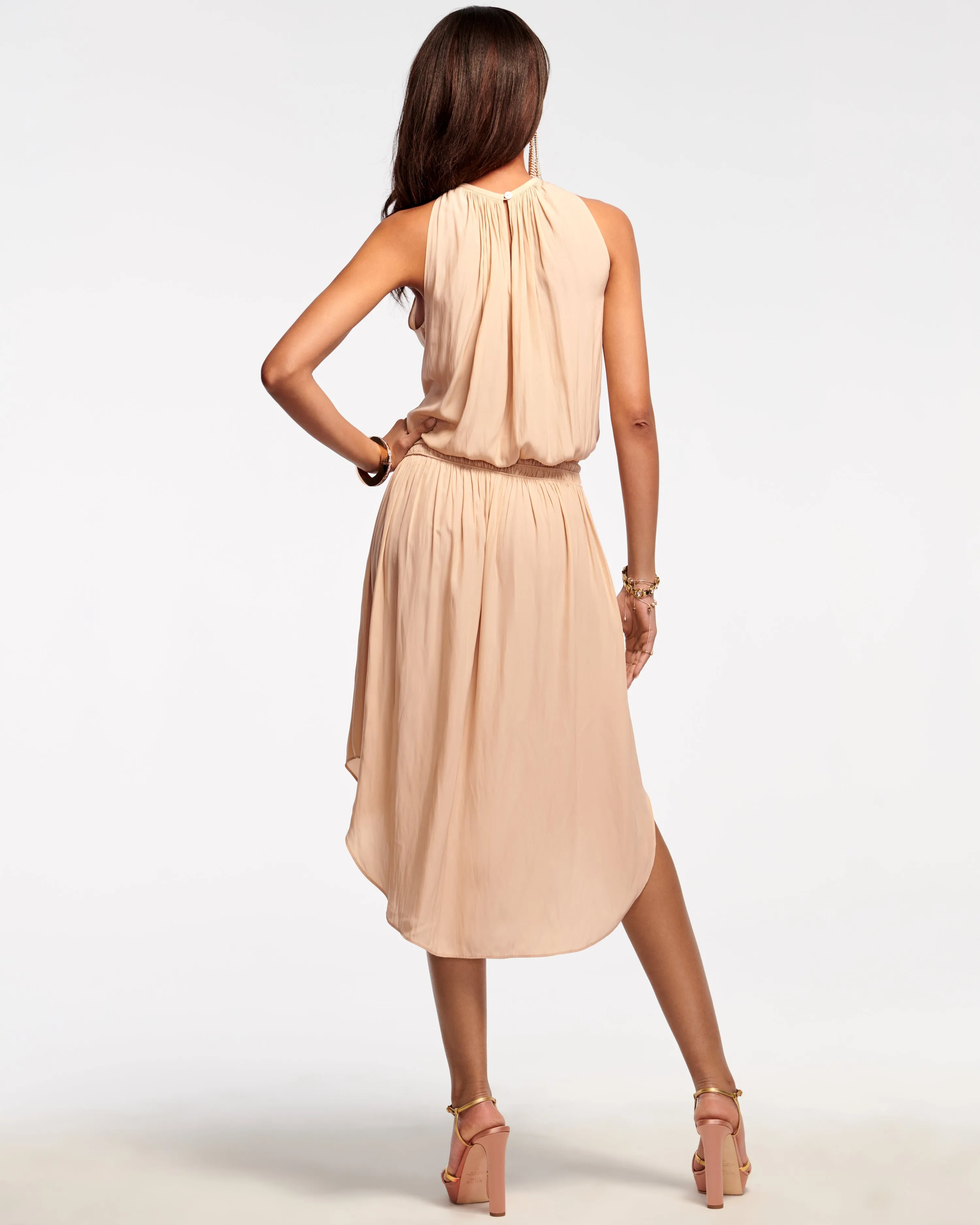 Audrey Smocked Midi Dress