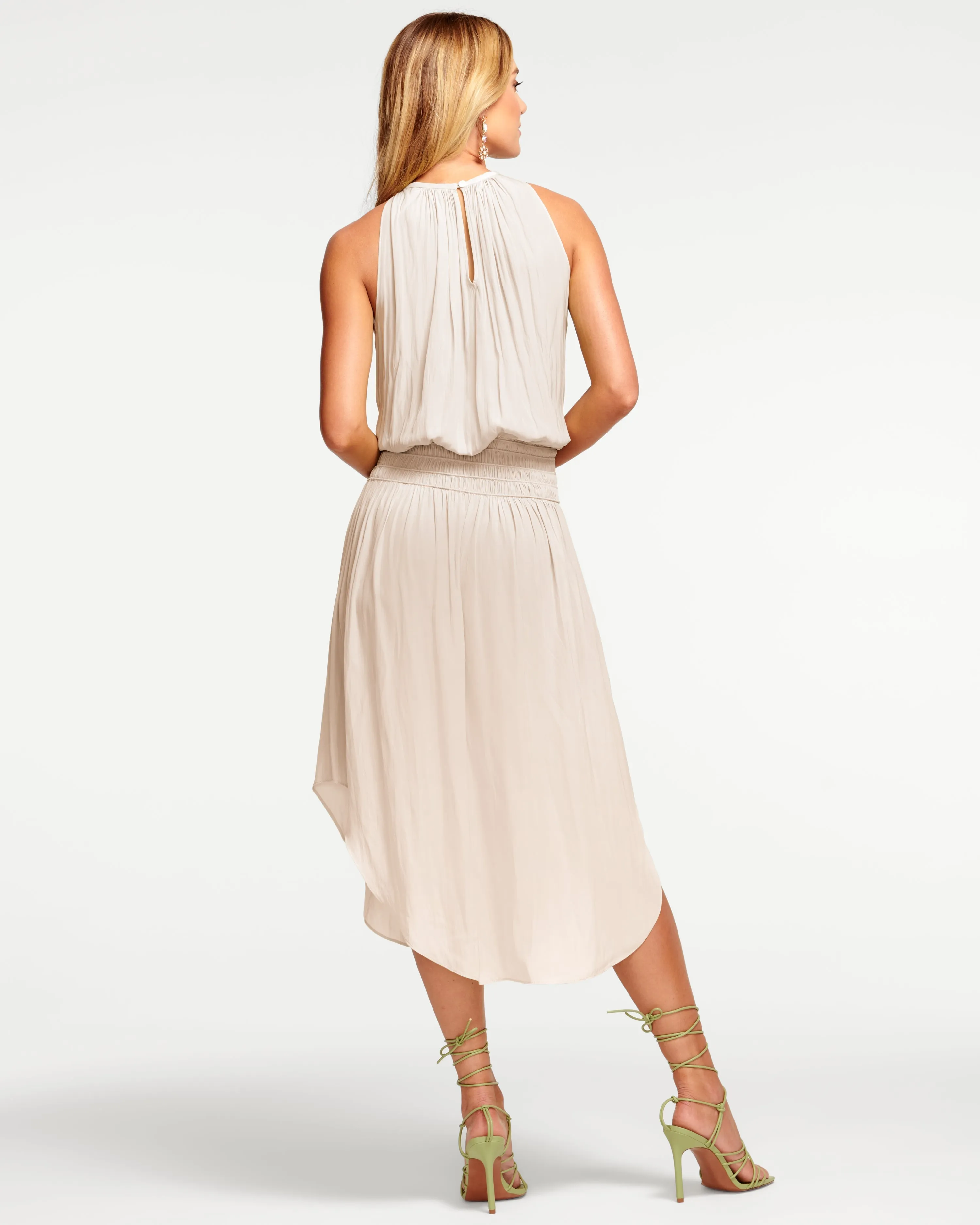 Audrey Smocked Midi Dress