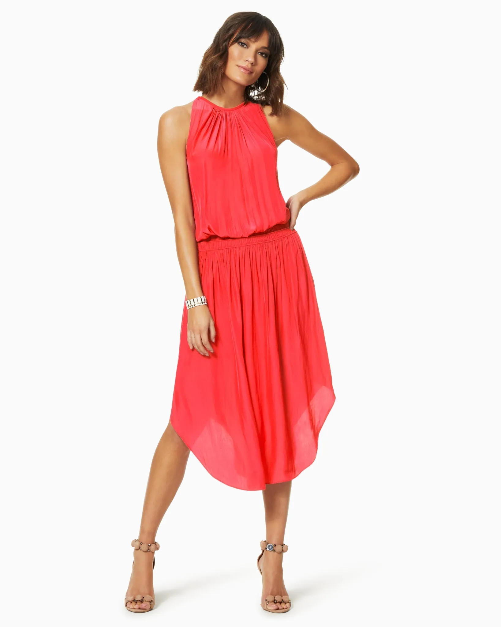 Audrey Smocked Midi Dress