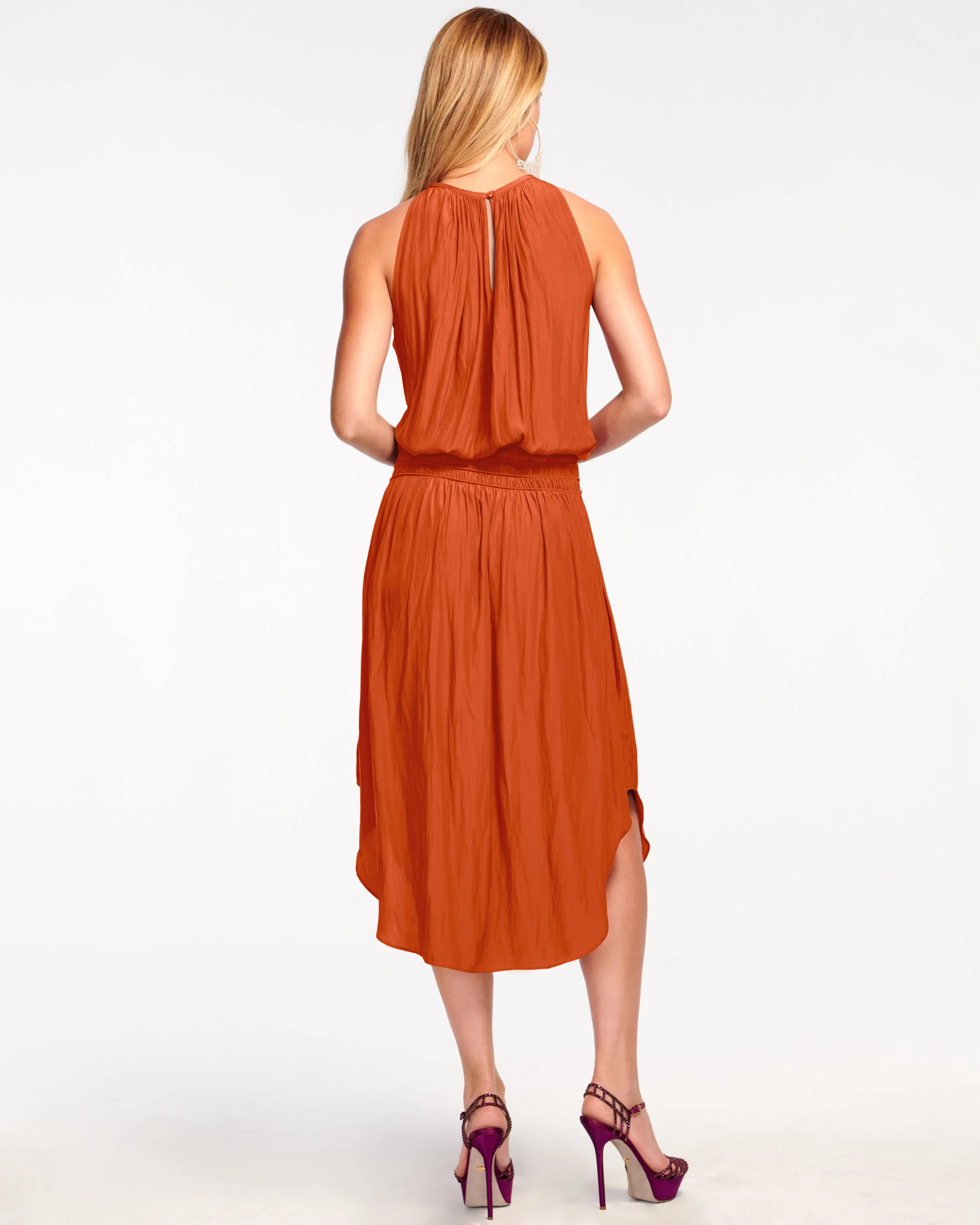 Audrey Smocked Midi Dress
