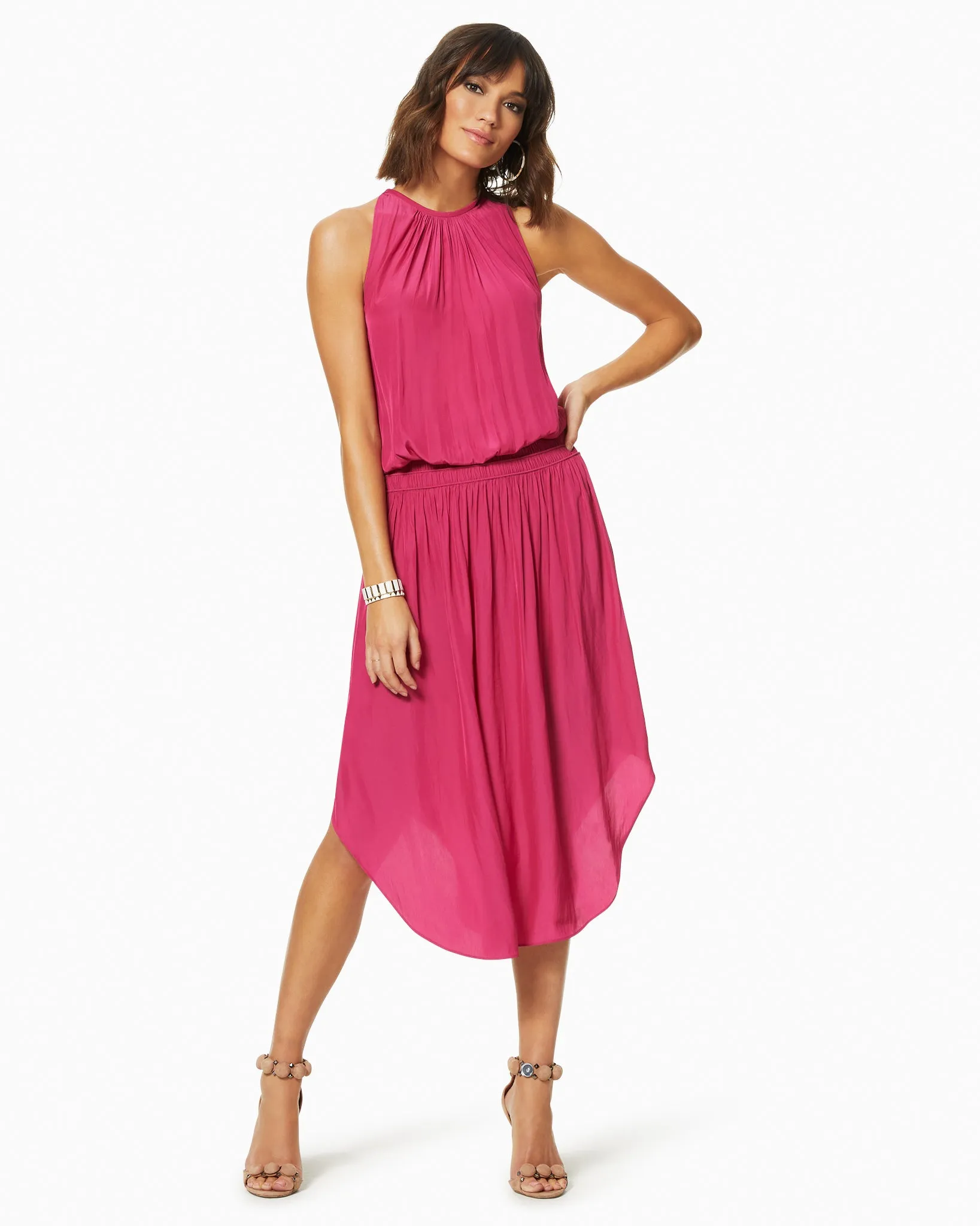Audrey Smocked Midi Dress