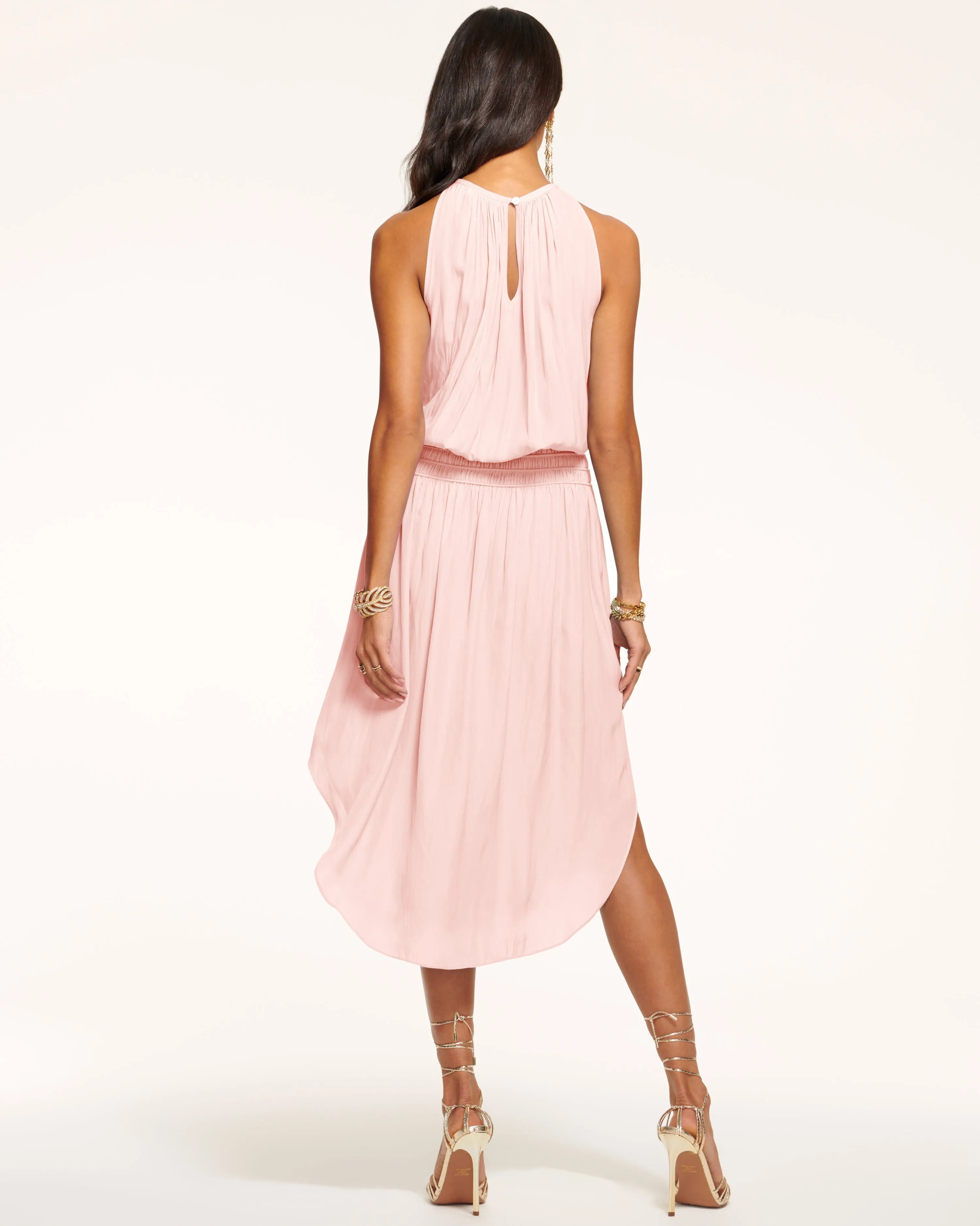 Audrey Smocked Midi Dress