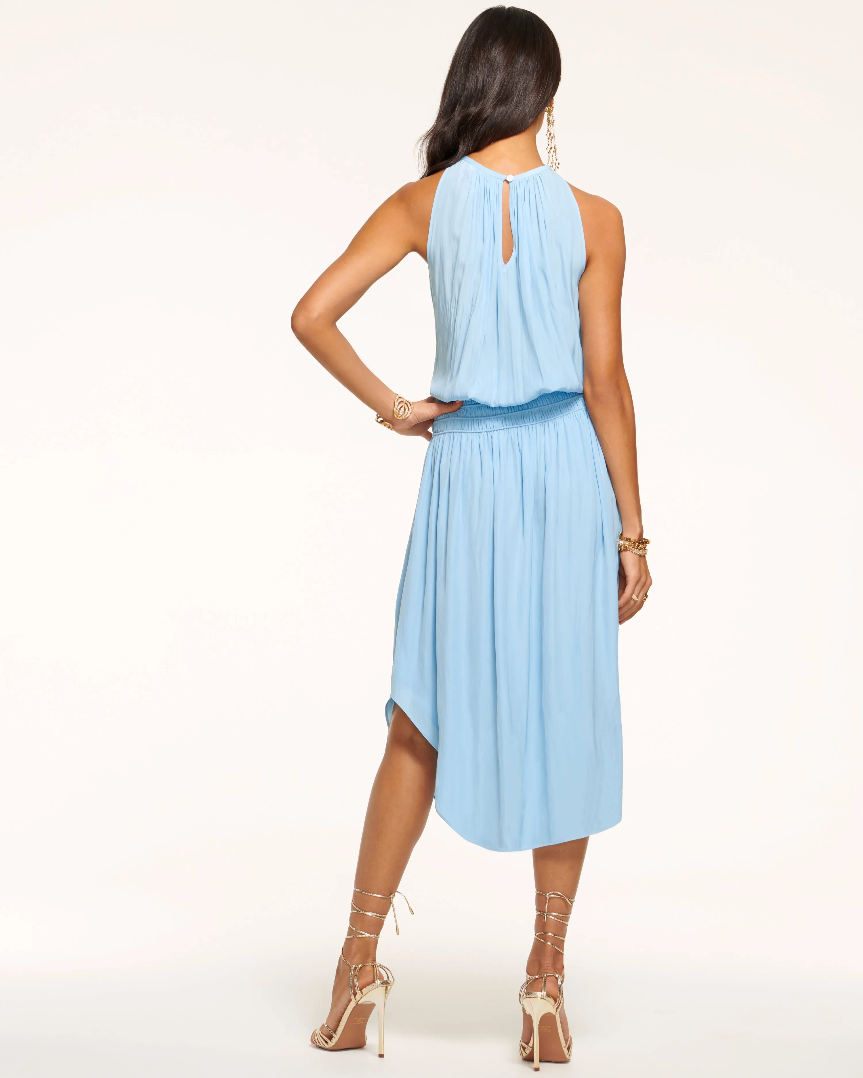 Audrey Smocked Midi Dress