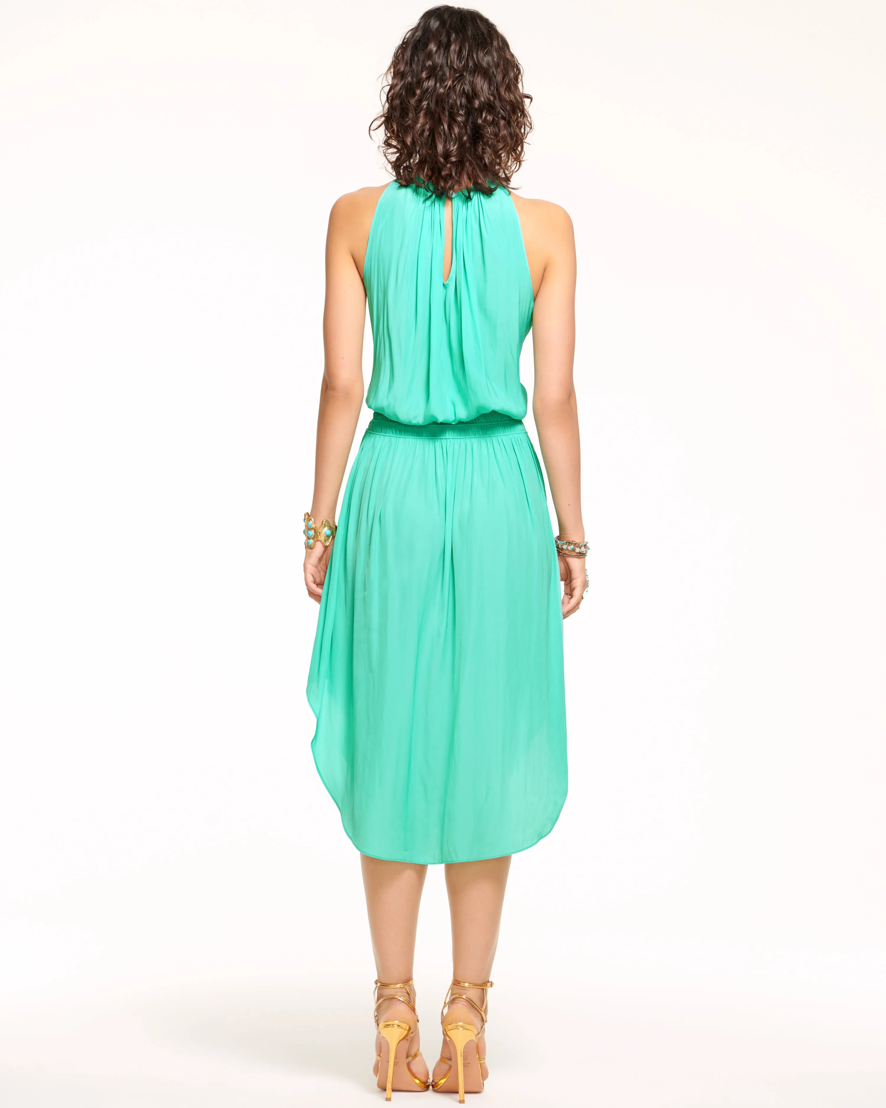 Audrey Smocked Midi Dress