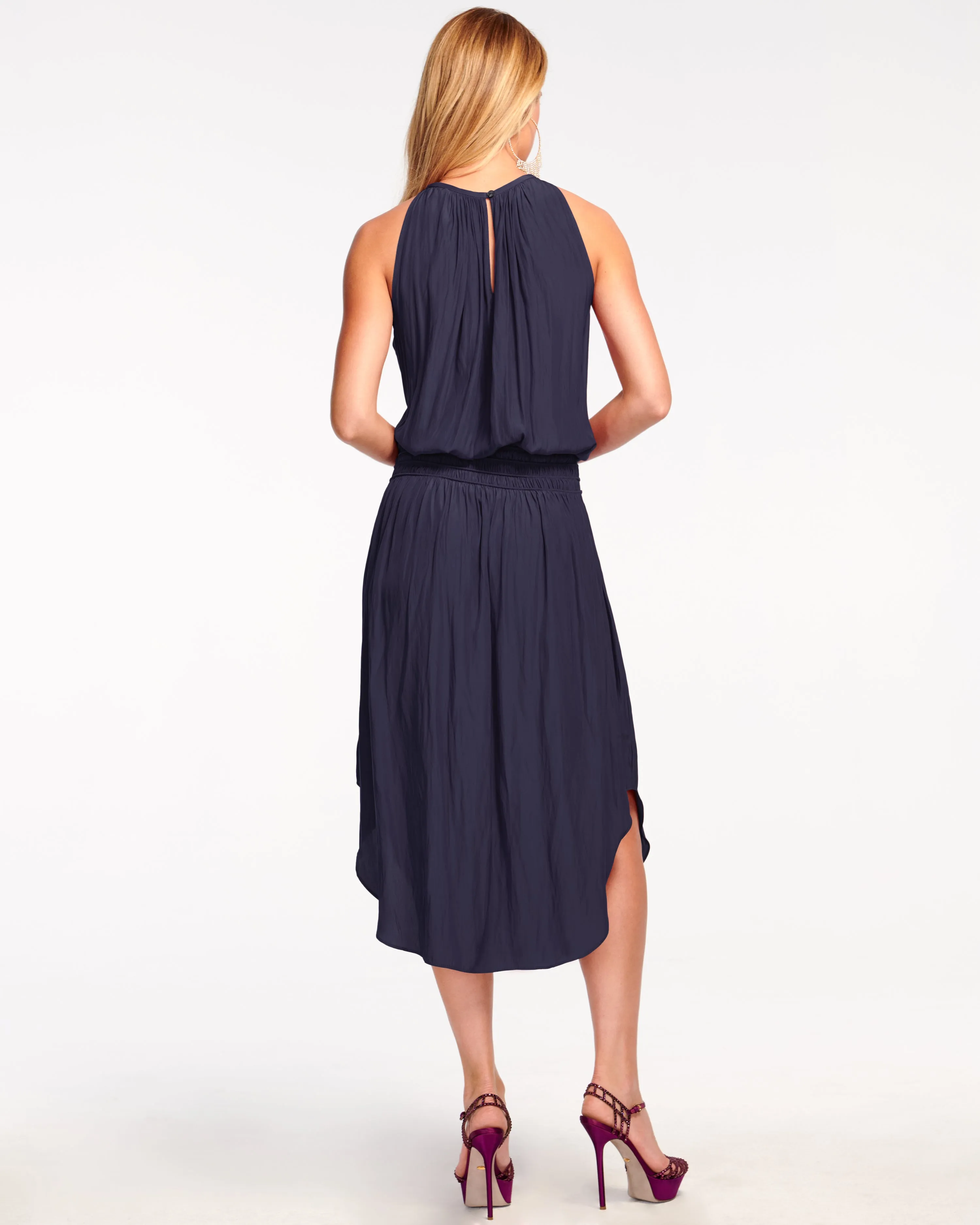 Audrey Smocked Midi Dress