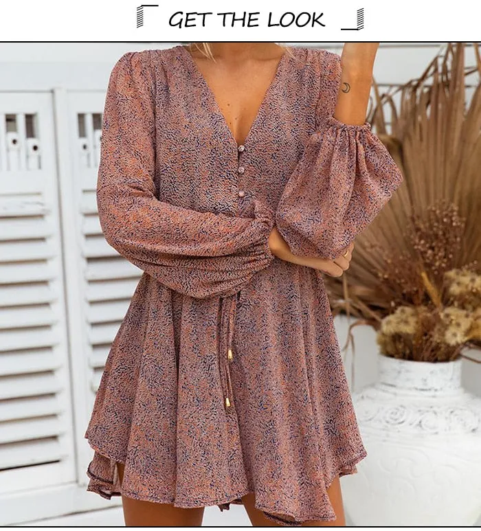 Boho Jumpsuit,Vintage Boho Romper, Red Christine