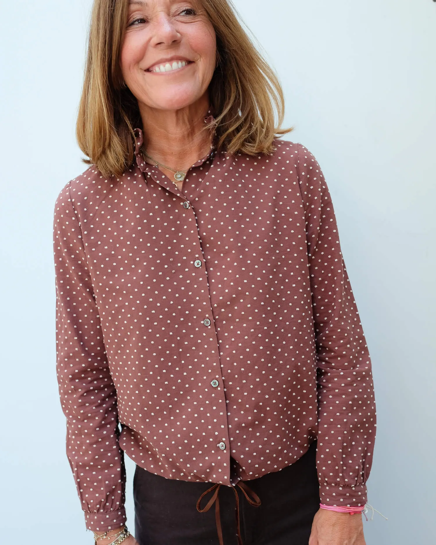 BR Safran Shirt in Rust