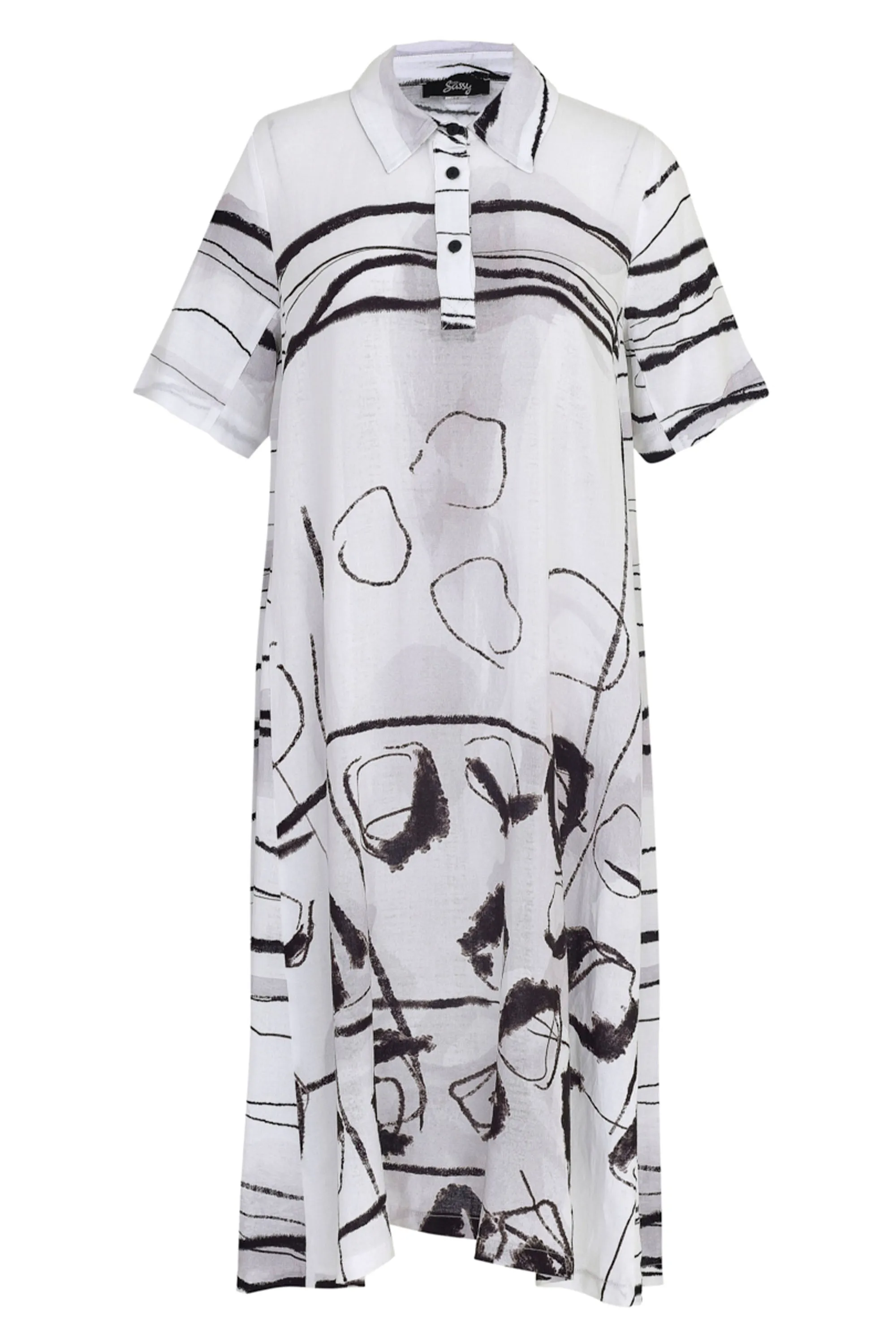BUBBLY SEASON DRESS WITH COLLAR