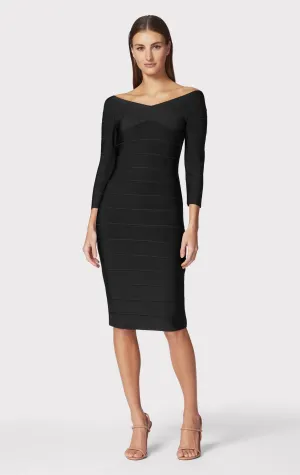 CRISS CROSS PENCIL DRESS