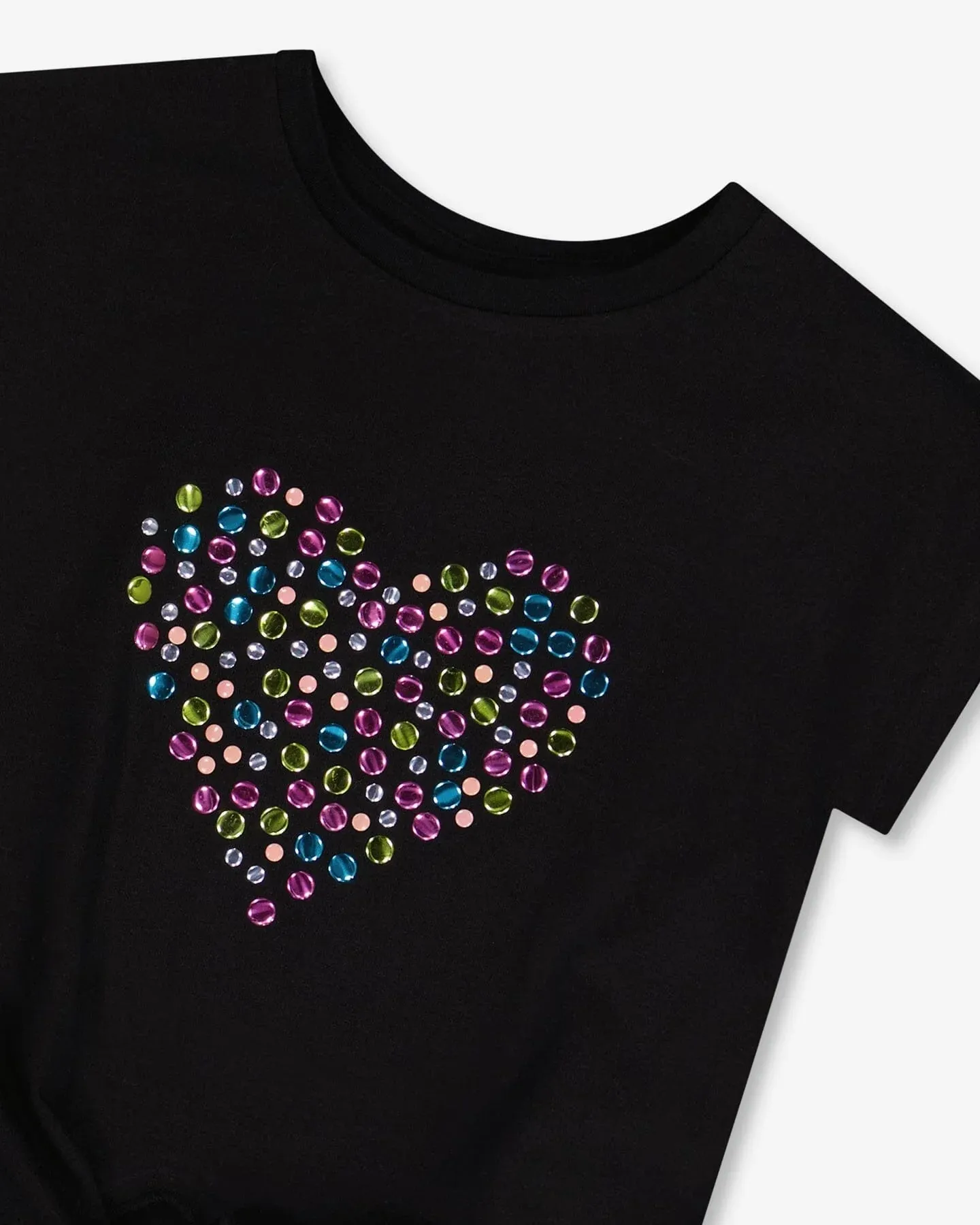 DPD Organic Cotton Heart Tee Shirt with Knot