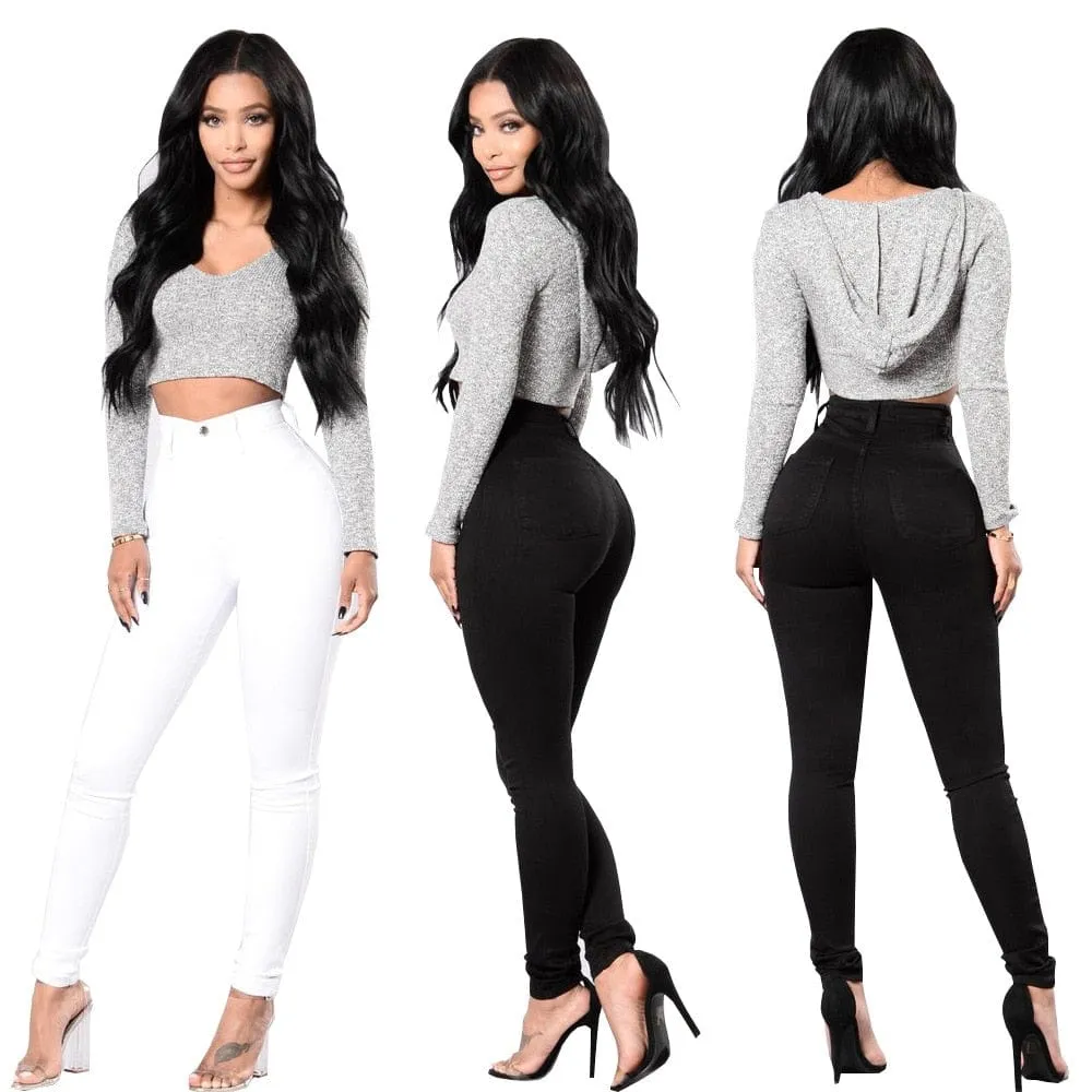 High Waist Stretch Lady Jeans
