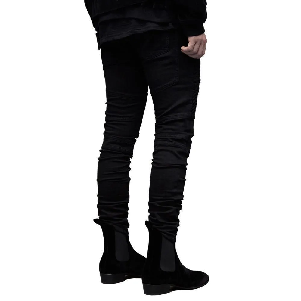 Hip Hop Skinny Jeans For Men