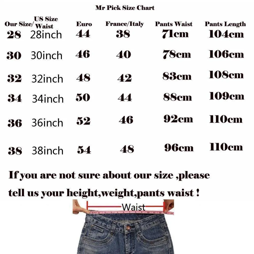 Hip Hop Skinny Jeans For Men