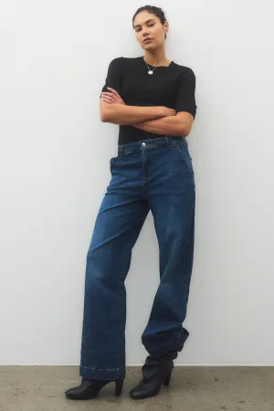 IVY-Augusta French Jeans Wash Faro Deep Blue