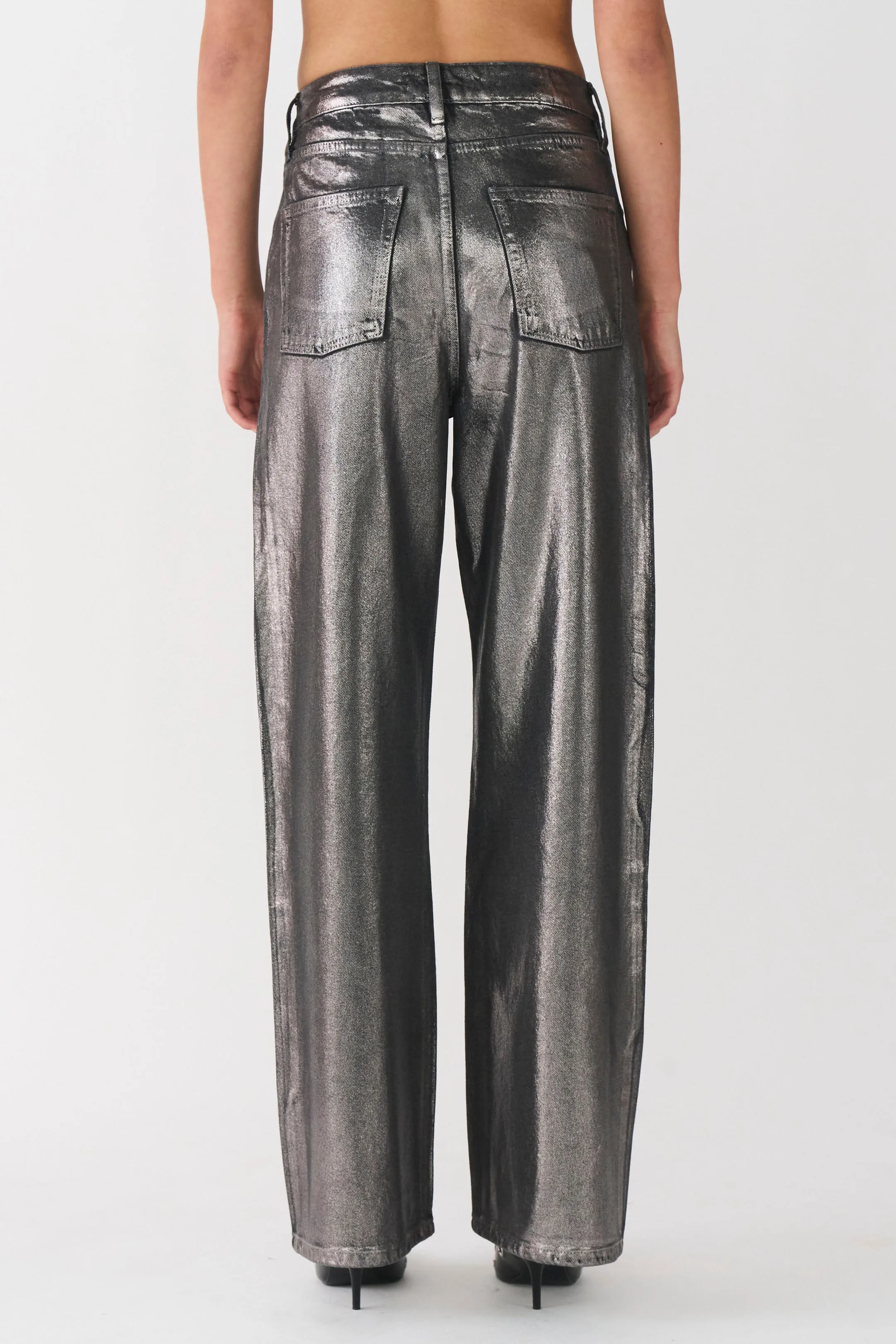 IVY-Brooke Jeans Silver Grey Foil