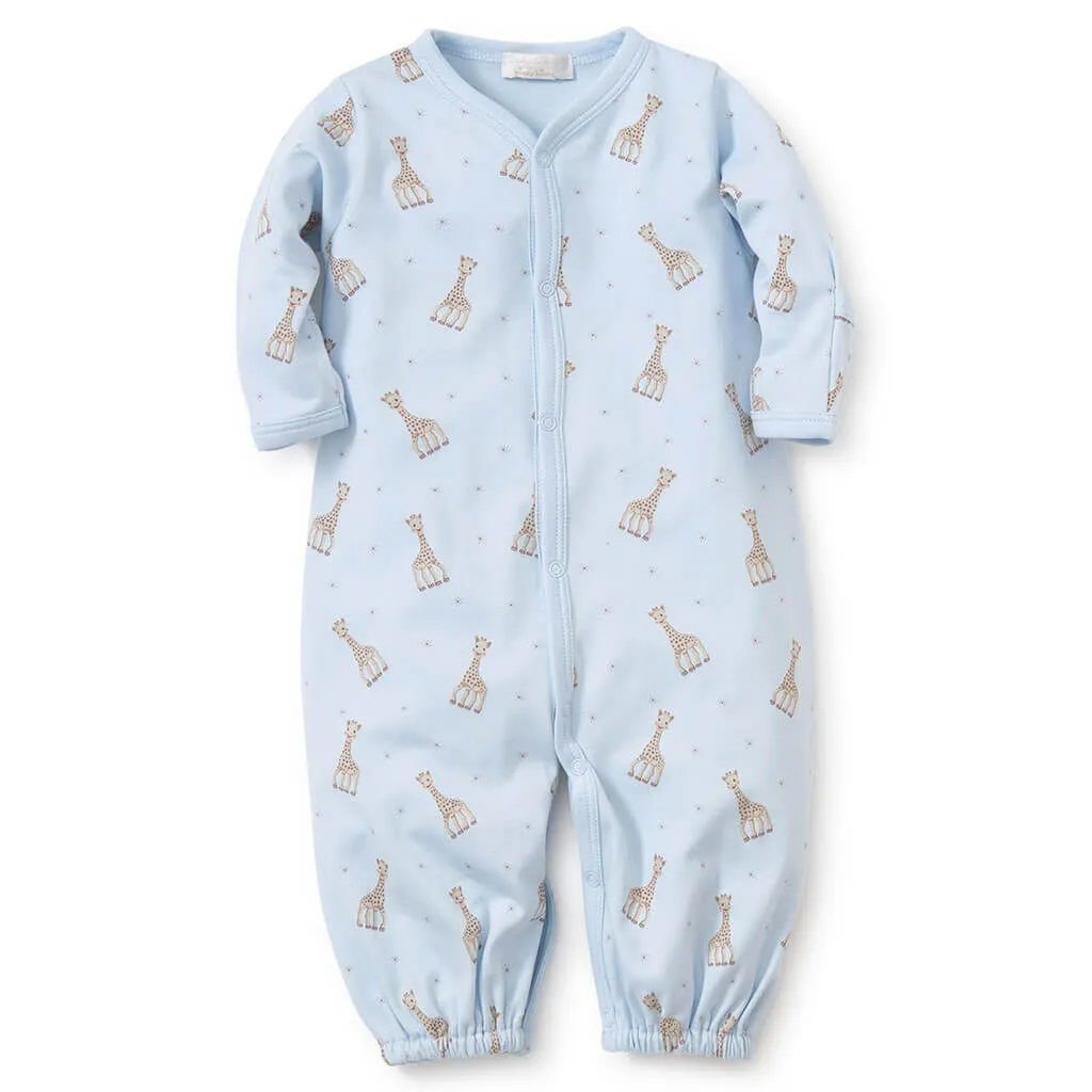 Kissy Kissy Print Convertible Gown Sophie La Girafe Blue