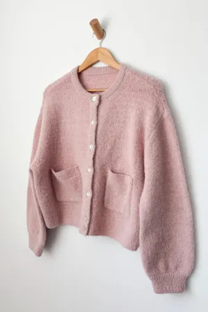 Le Bon Shoppe - Amelie Alpaca Cardigan (Pink Rose)