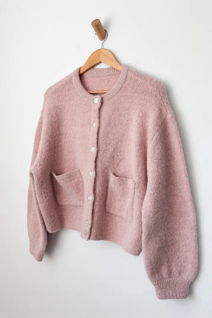 Le Bon Shoppe - Amelie Alpaca Cardigan (Pink Rose)