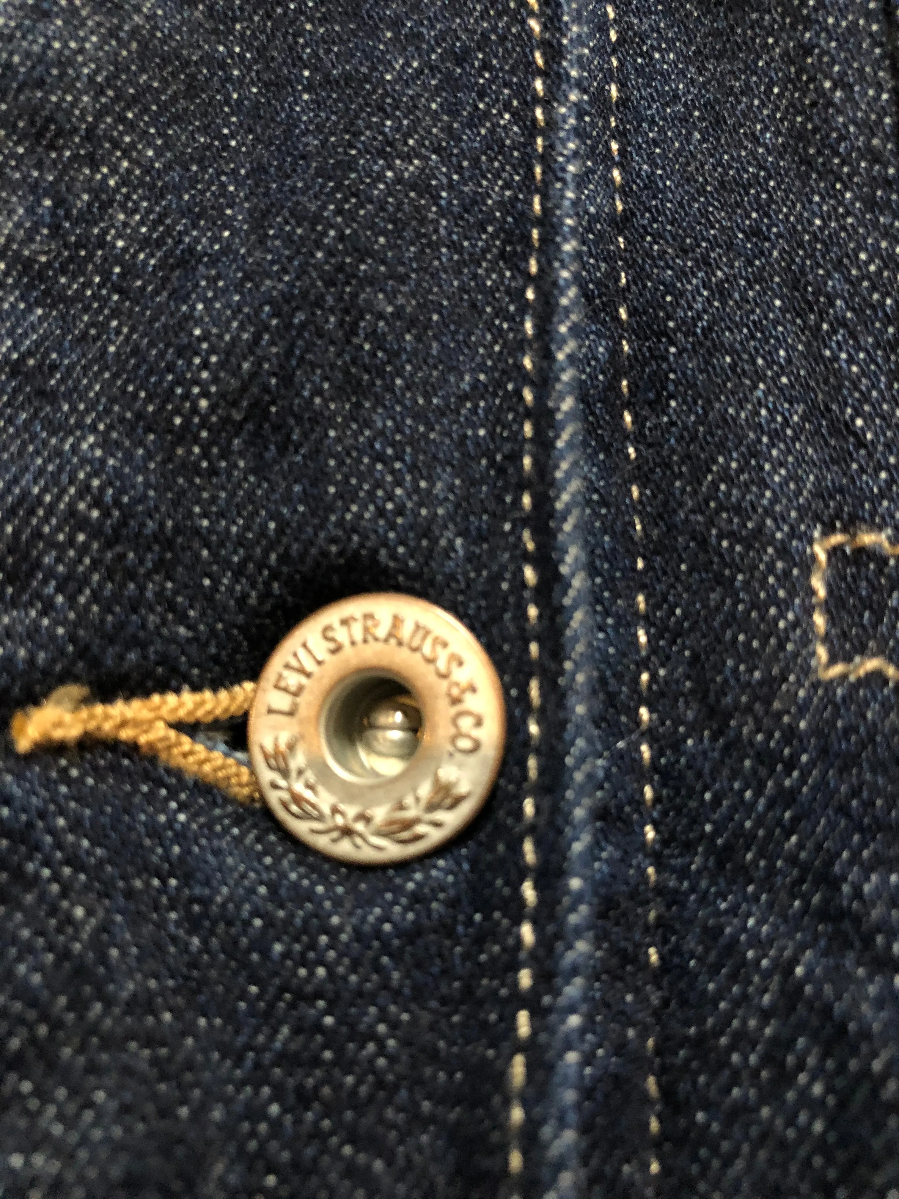 Levi’s Dark Wash Denim Sherpa Jean Jacket