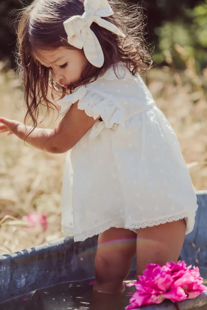 Louise Misha Anusha Romper - White
