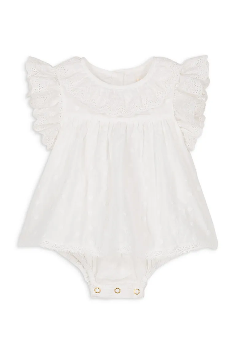 Louise Misha Anusha Romper - White