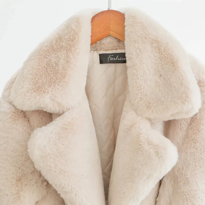 Luxury Faux Fur Coat