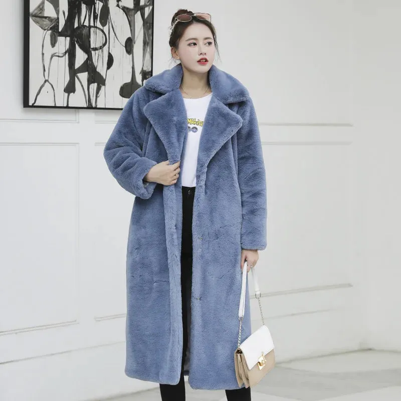Luxury Faux Fur Coat