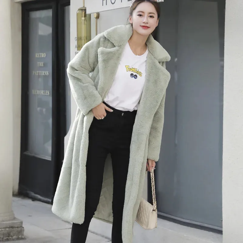 Luxury Faux Fur Coat