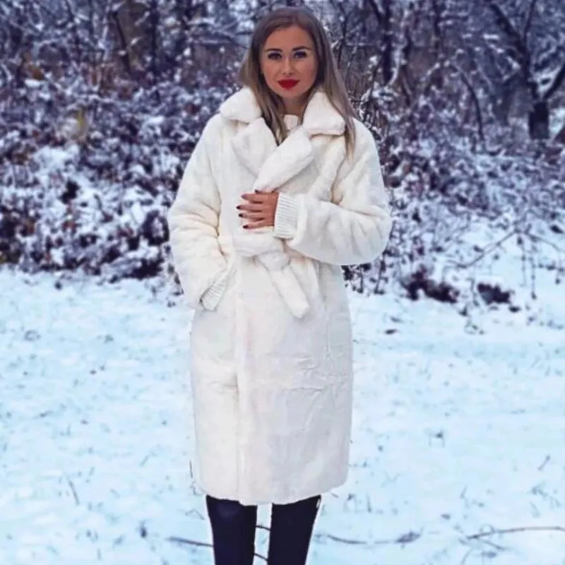 Luxury Faux Fur Coat