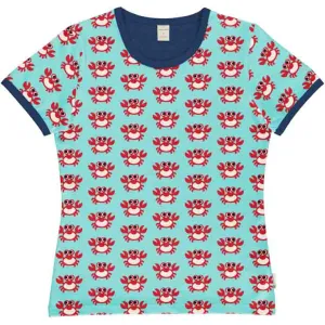 Maxomorra Loose Fit Short Sleeved T-shirt Adult - Crab