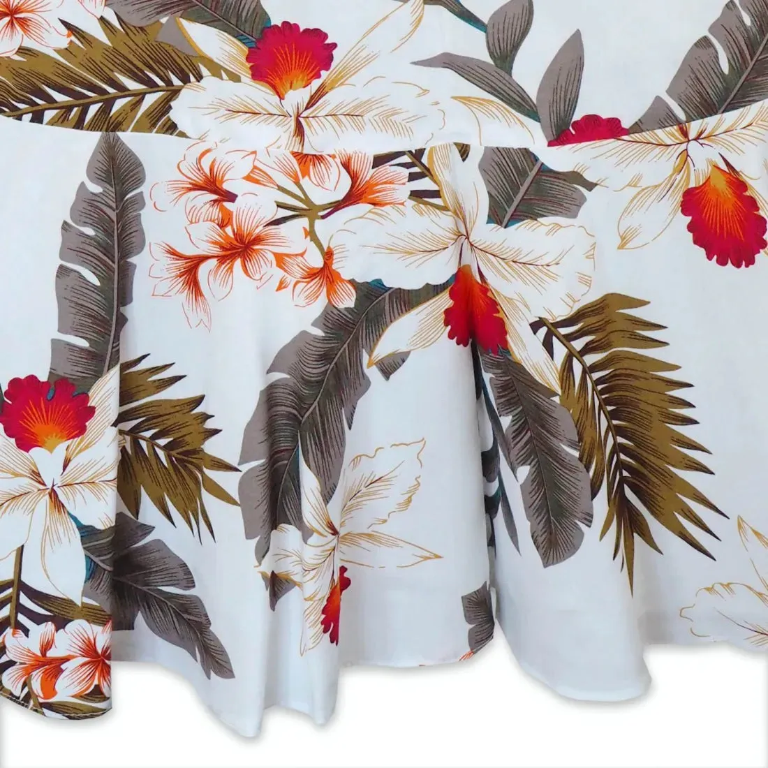 Moon White Laka Hawaiian Dress