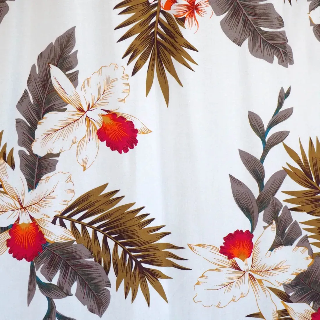 Moon White Laka Hawaiian Dress