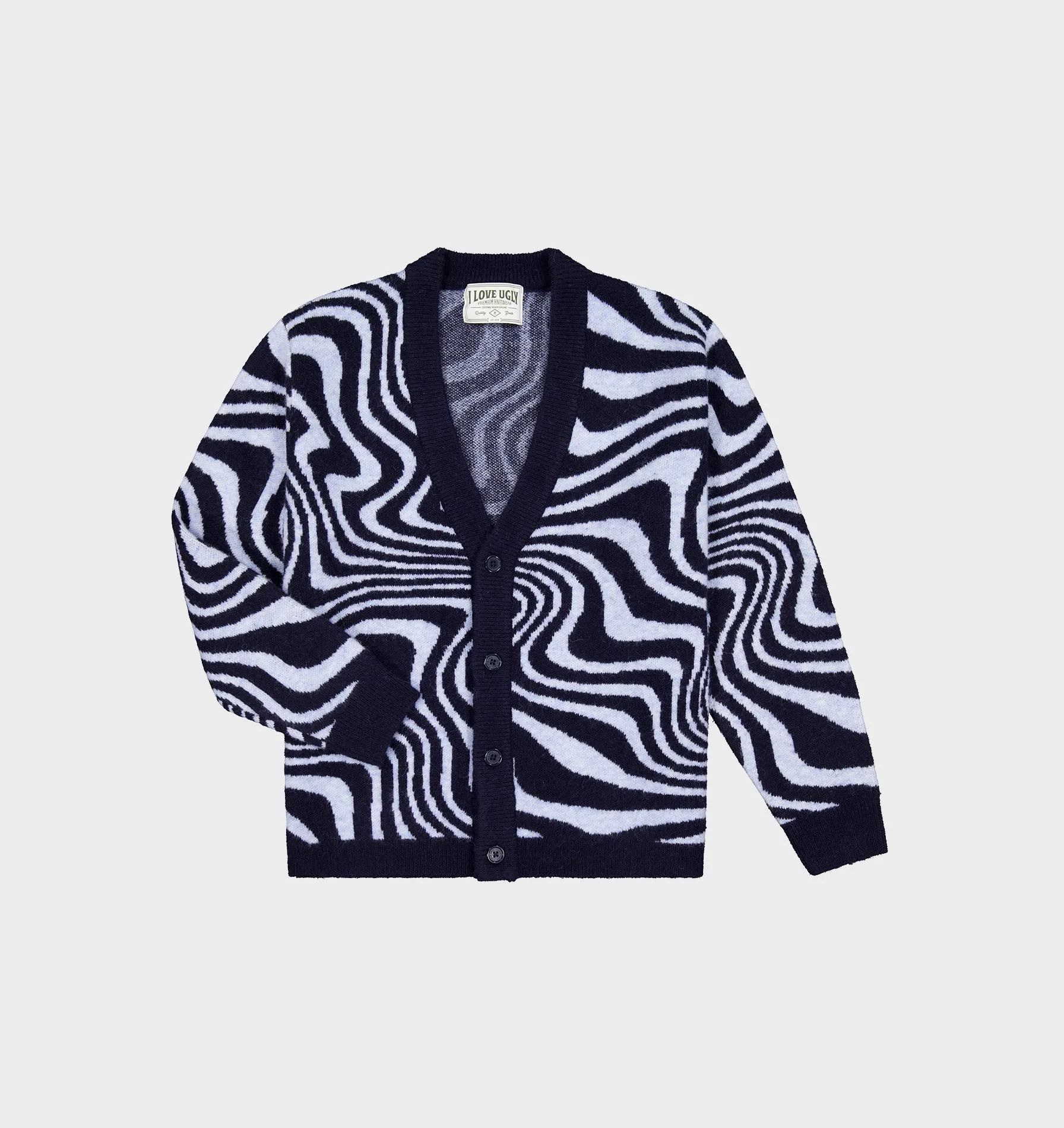 Nelson Cardigan - Blue Swirl