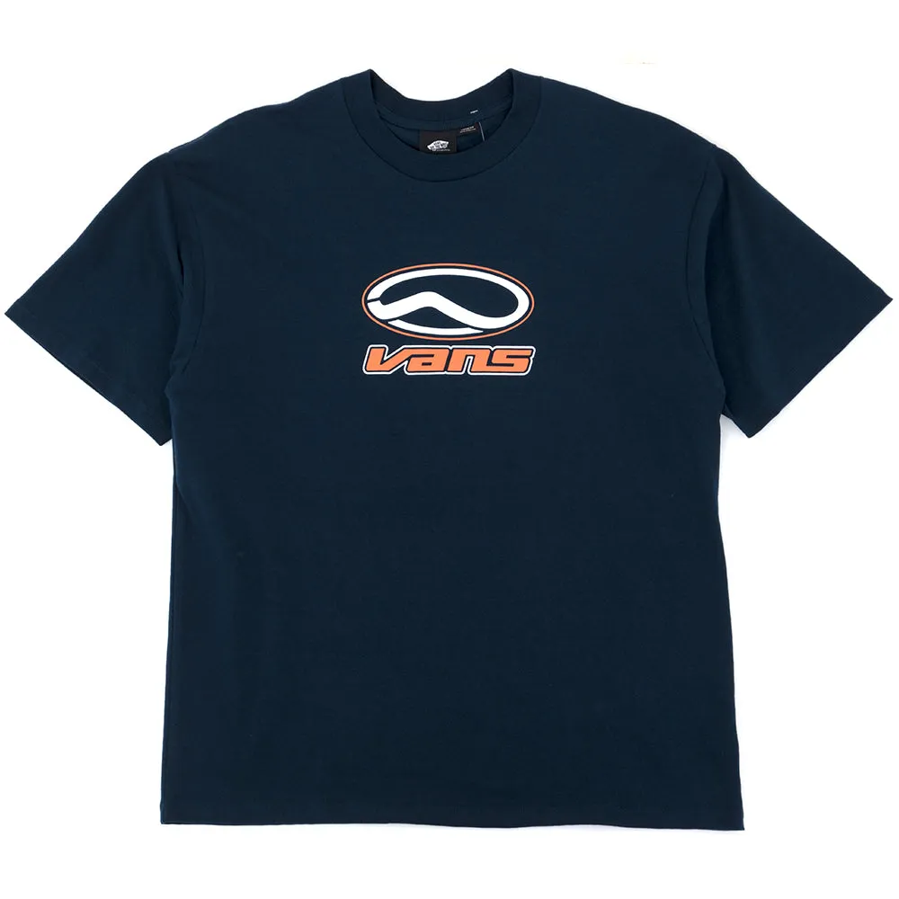 Off The Wall II Loose Skate Classics T-Shirt (Dress Blues) VBU