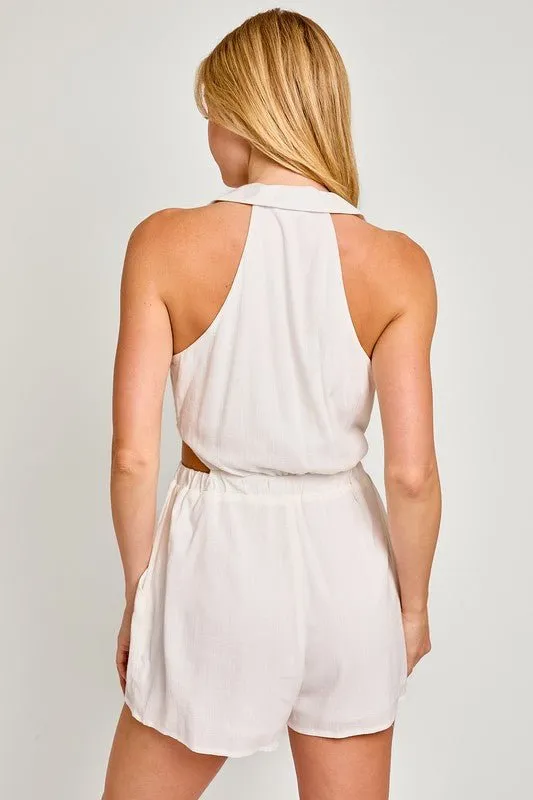 Romper With Cut Outs