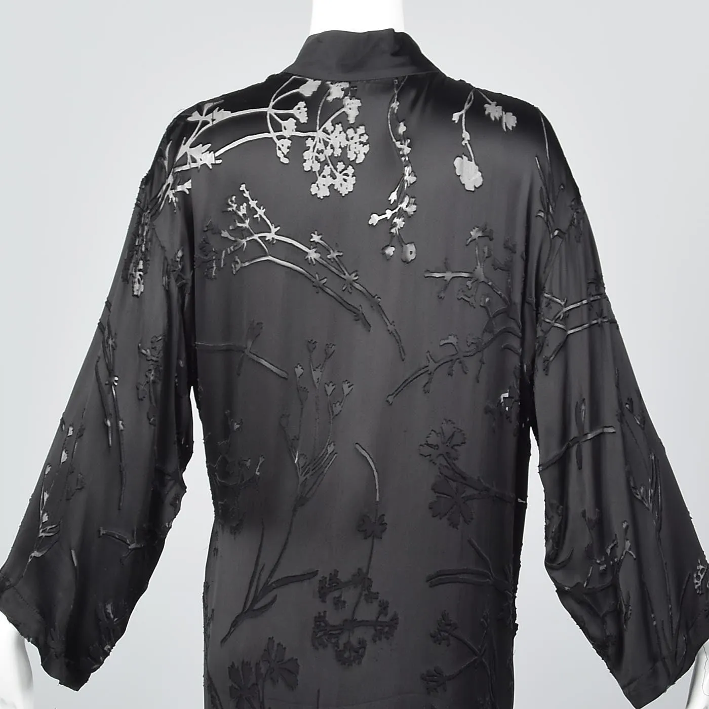 Sonia Rykiel Asian Inspired Minimalist Silk Burnout Separates Set
