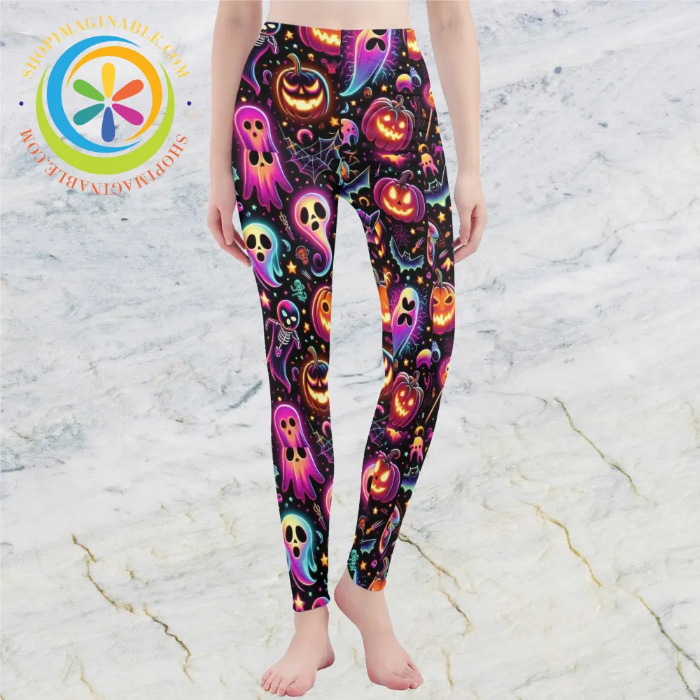 Spooky Halloween Leggings Yoga Pants