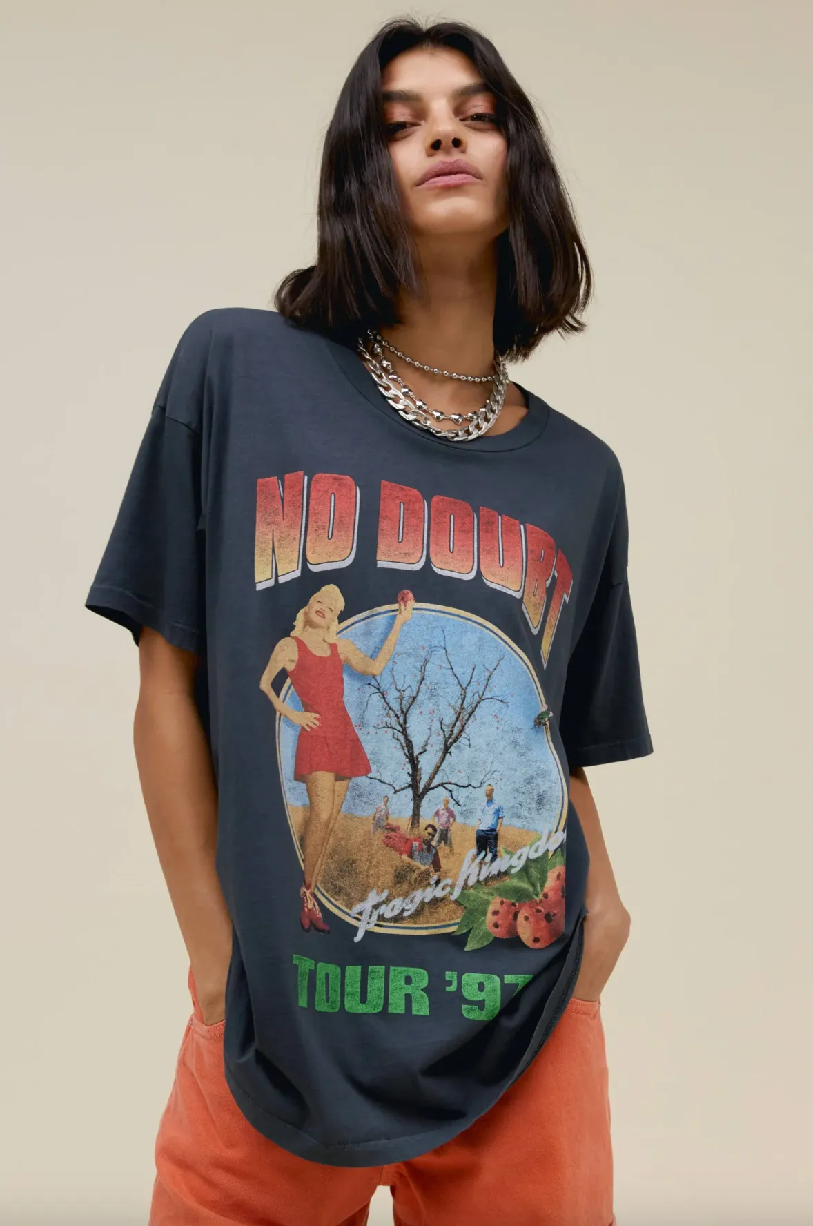 The No Doubt Tour '97 Merch Tee by Daydreamer - Vintage Black