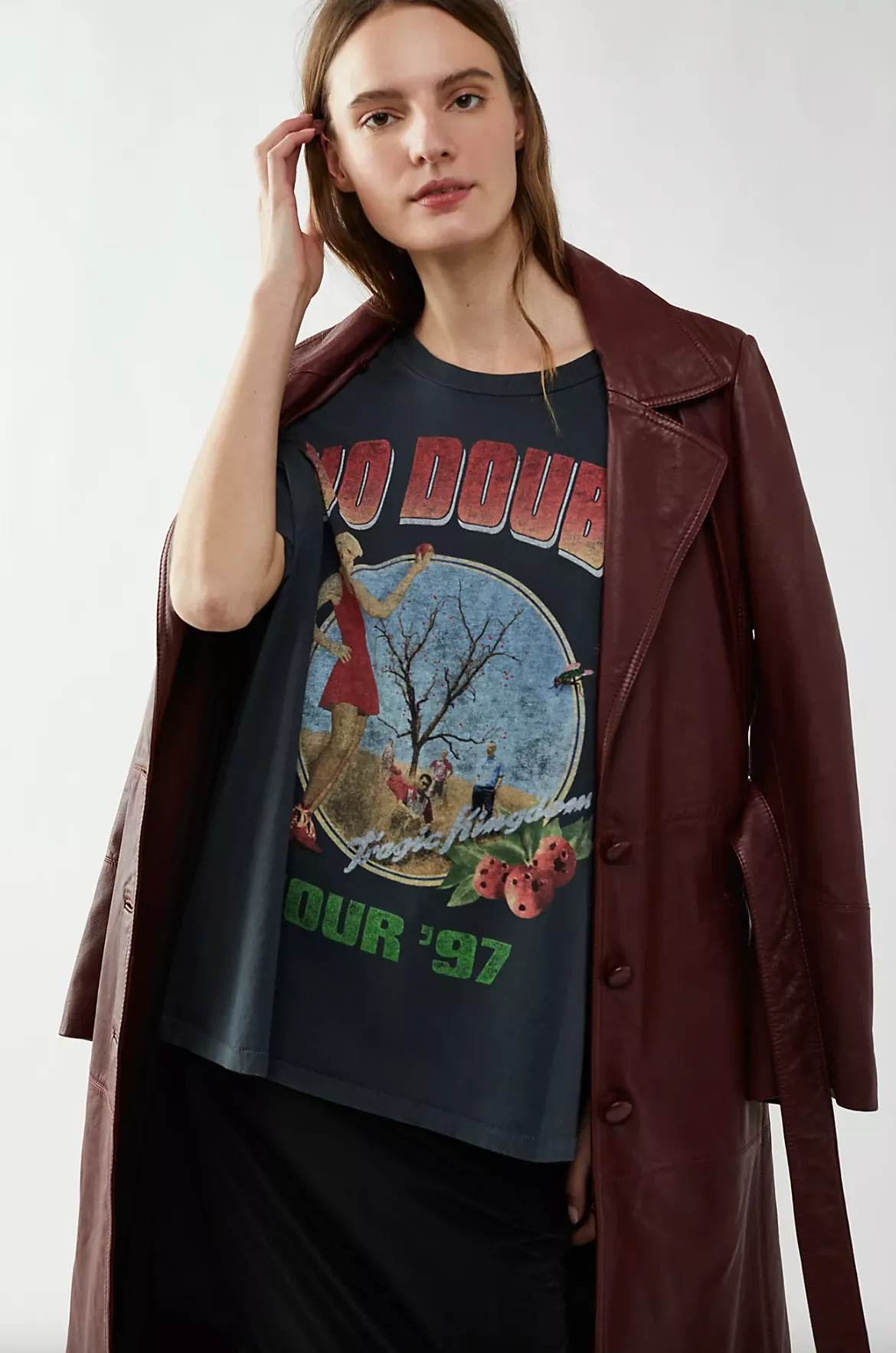 The No Doubt Tour '97 Merch Tee by Daydreamer - Vintage Black