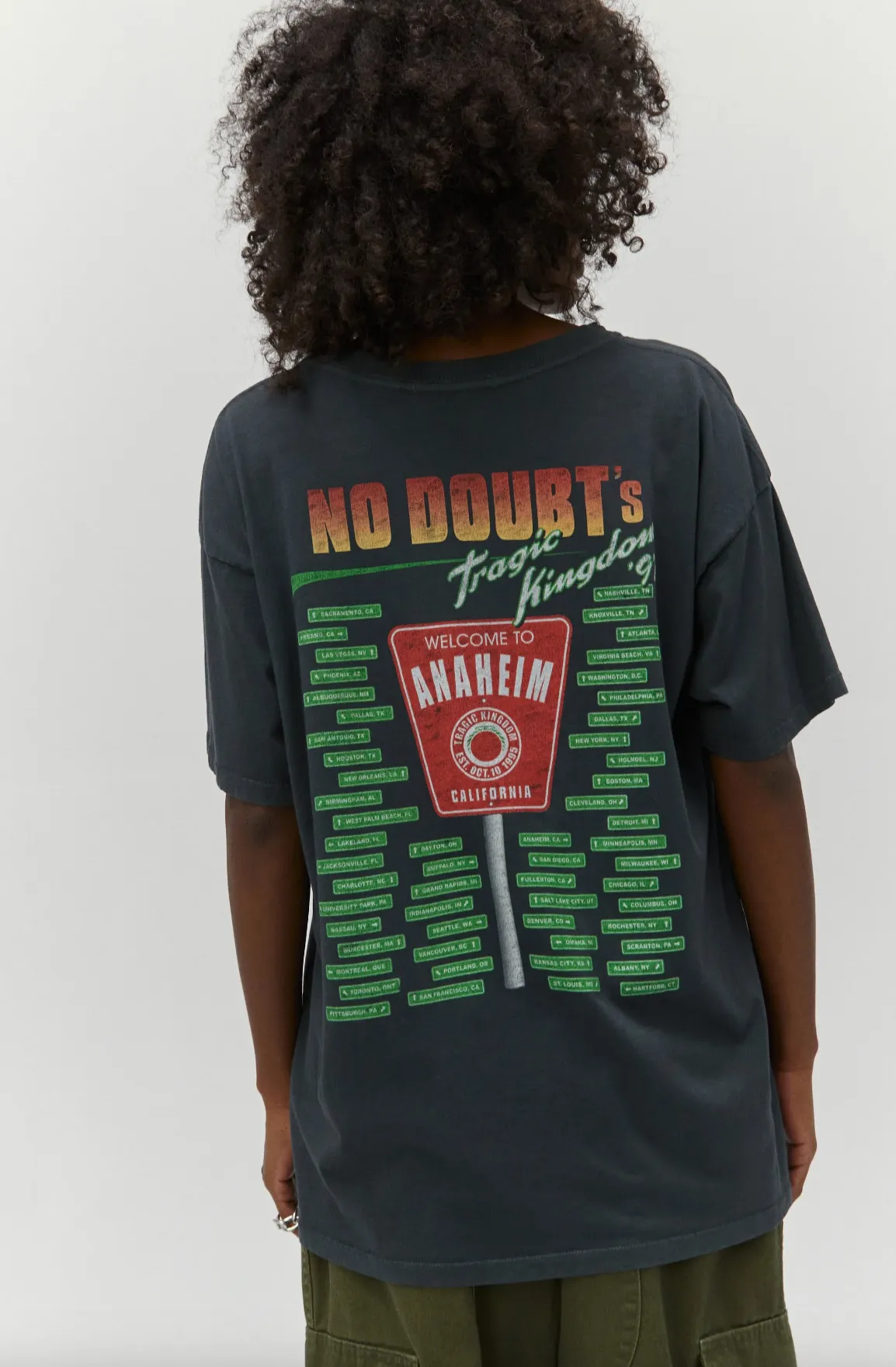 The No Doubt Tour '97 Merch Tee by Daydreamer - Vintage Black