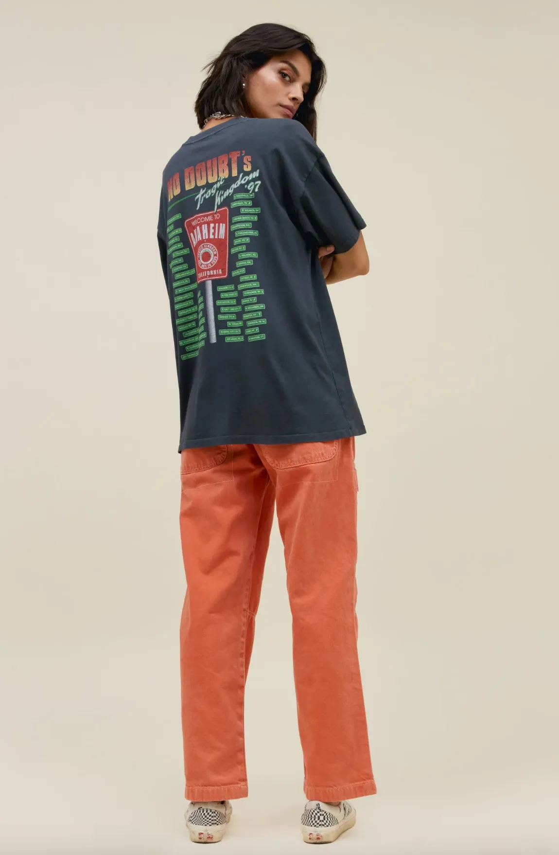 The No Doubt Tour '97 Merch Tee by Daydreamer - Vintage Black