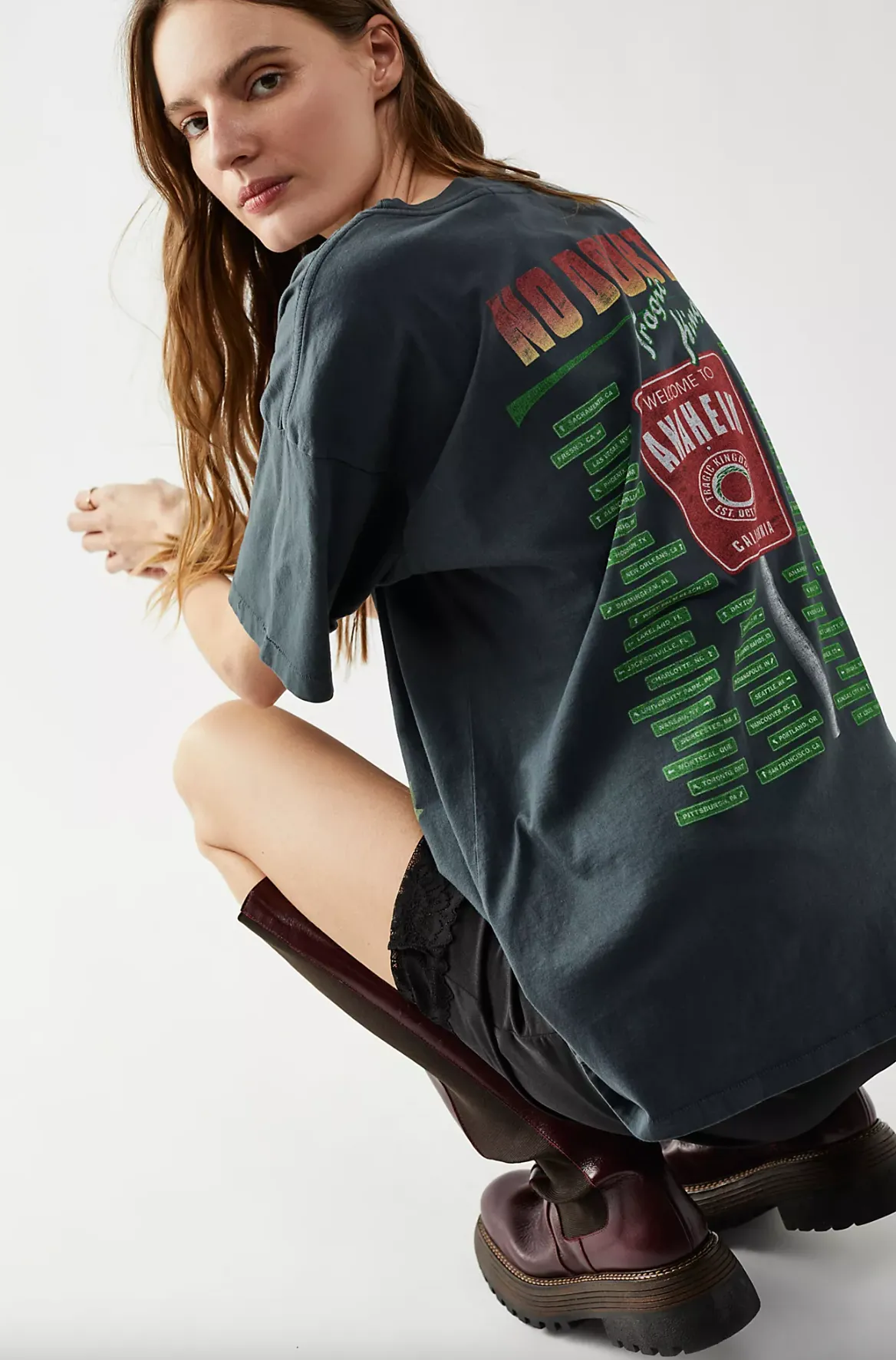 The No Doubt Tour '97 Merch Tee by Daydreamer - Vintage Black