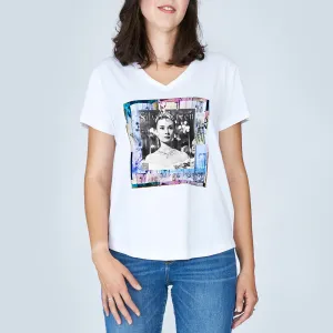 The Viv T-Shirt - Silver Screen