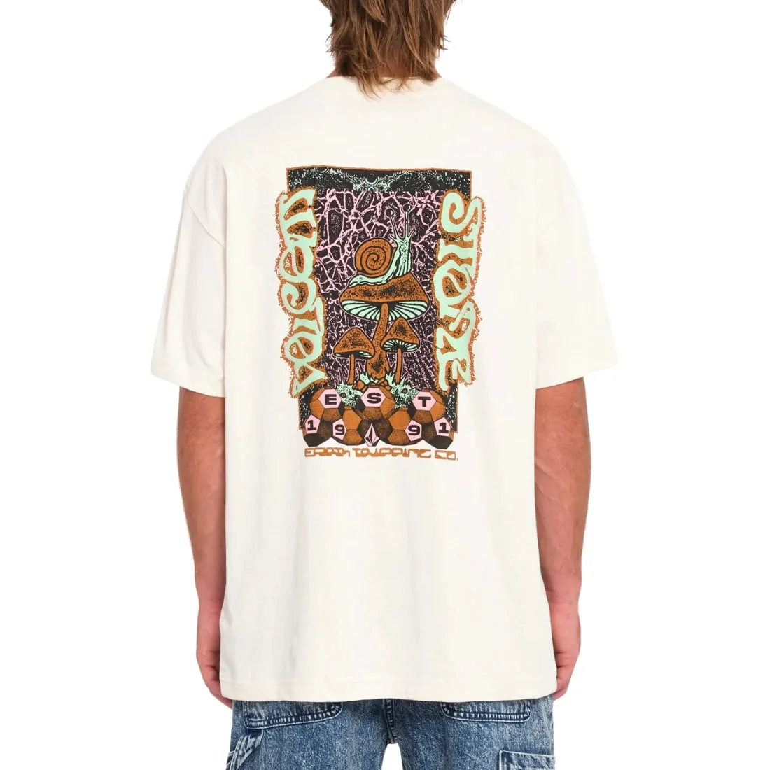 Volcom Mindoor Loose T-Shirt - Dirty White