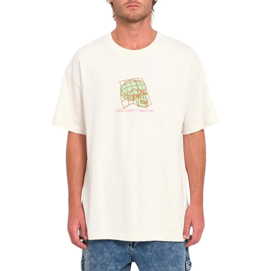 Volcom Mindoor Loose T-Shirt - Dirty White