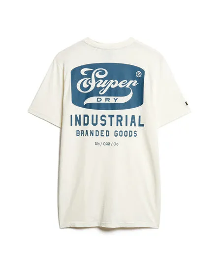 Workwear Scripted Graphic T-Shirt - New Chalk White Slub