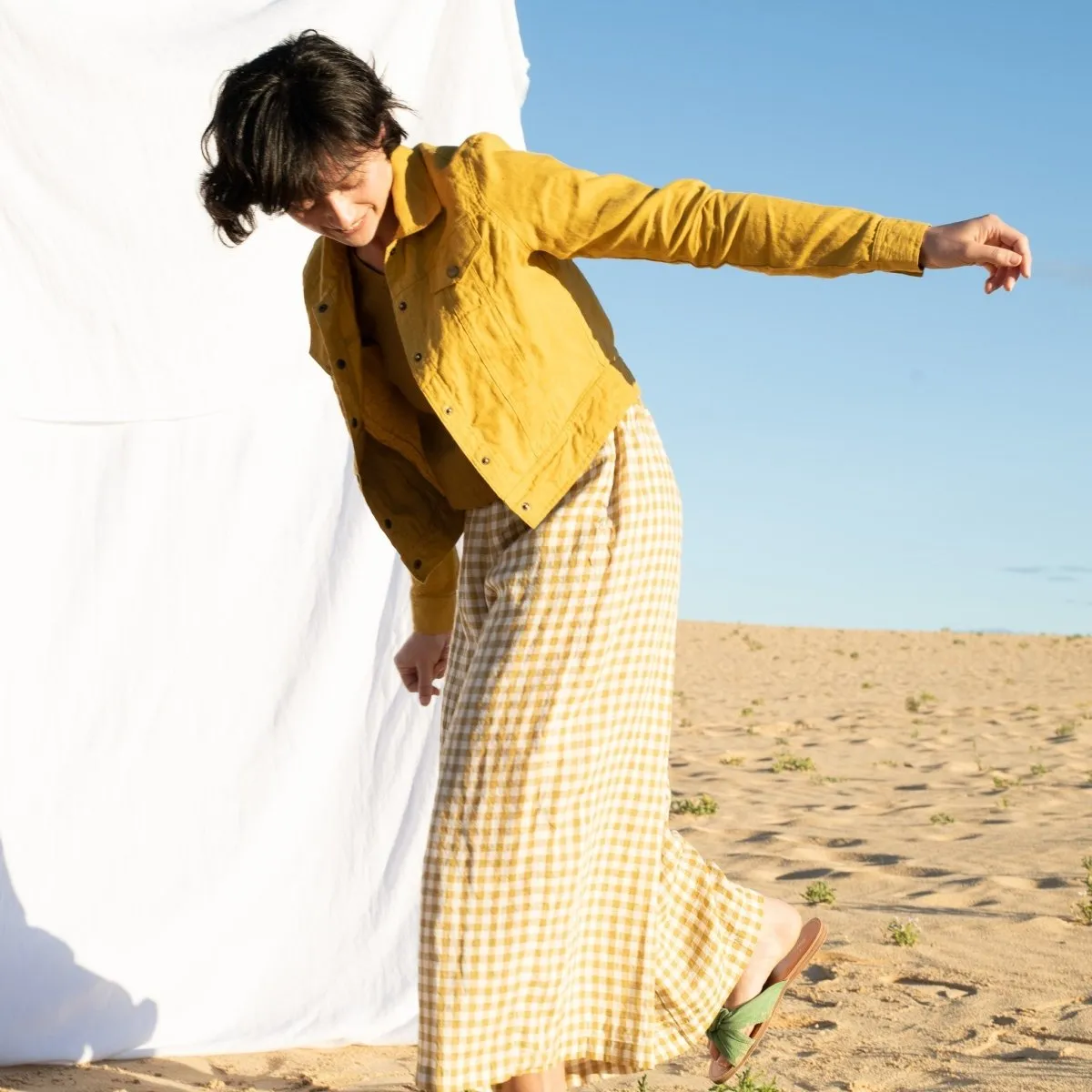 YORK light weight palazzo linen pants
